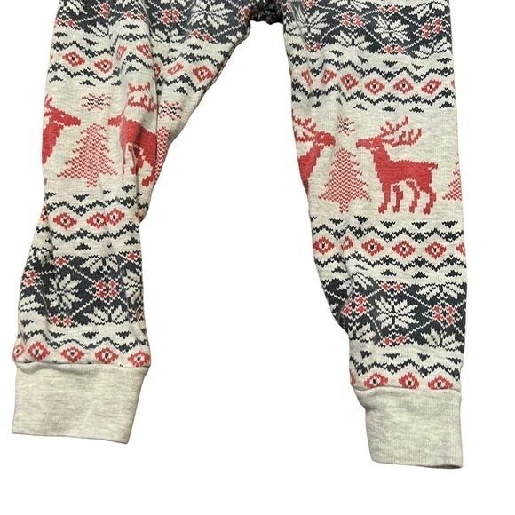 Baby Gap Pajama Set Fair Isle Gray - Picture 5 of 11